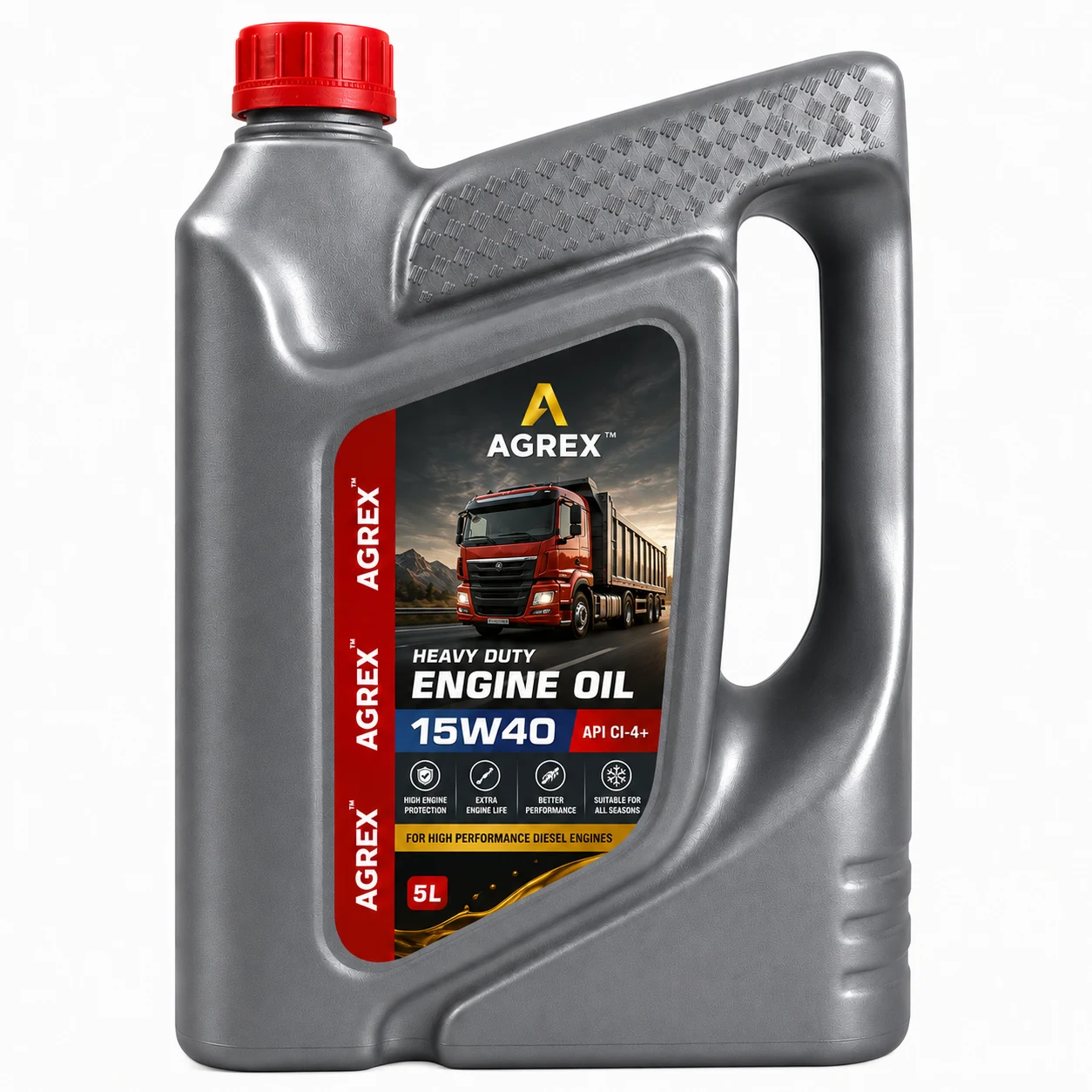 AGREX Heavy-Duty Diesel Engine Oil package